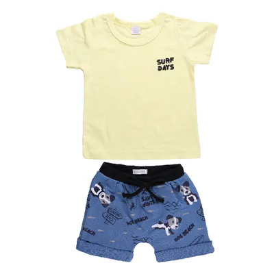 Conjunto Baby Gijo Estampa Surf Day Conjunto Baby Gijo Estampa Surf Day
